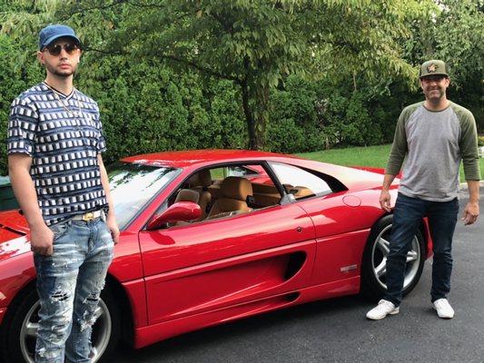 1995 Ferrari F355 me and cousin.