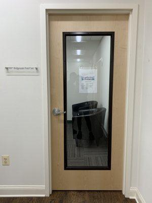 Bridgewater Foot Care-Front Door