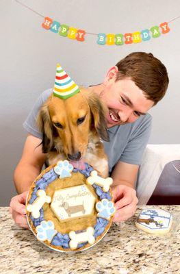 Custom birthday cookie