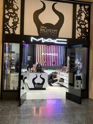 MAC Cosmetics on Hollywood  & Highland did the transformation makeup for Angelina Jolie for Maleficent October 31, 2019