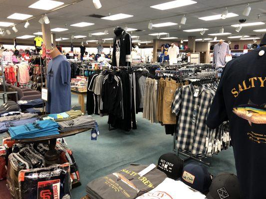 Monday, April 29, 2019: inside: men's clothing.