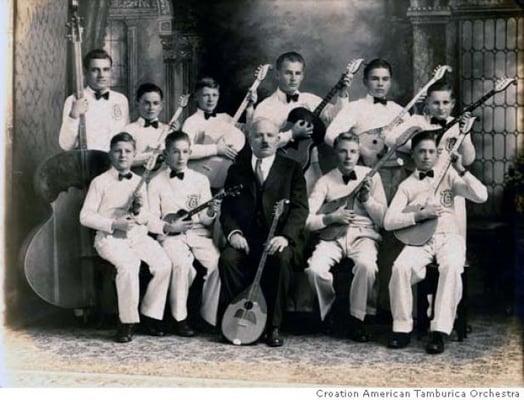 The "Croatian-American Tamburica Orchestra" of San Francisco  (1939).