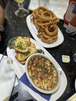 Shrimp & Crab Dip Onion Rings