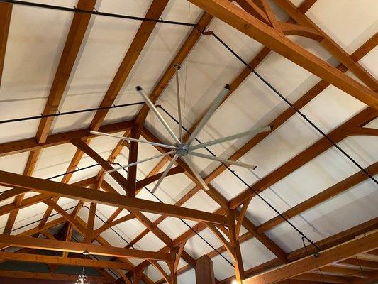 Enormous ceiling fan