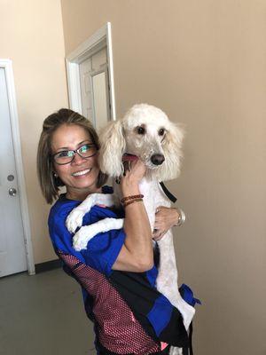 Even though my sweet Jasmine had to be shaved, she still looked so sweet! Ms Wendy is a precious lady and I'm so happy I found them!