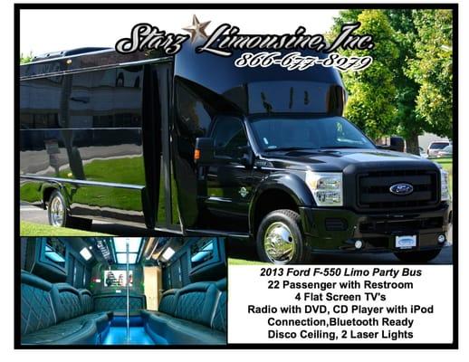 FORD F550 22 Passenger party bus