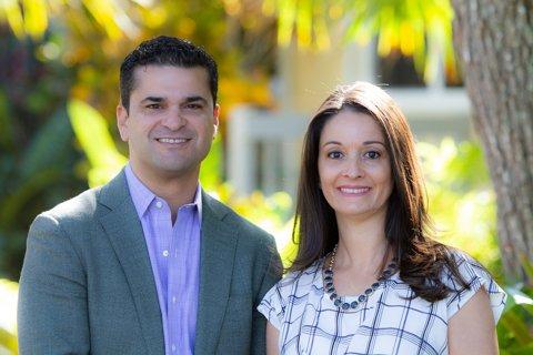 Charlie Rua with Luciana Gonzalez (Rua Realty's Commercial Director)