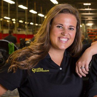 Amanda Fink is the area manager for Certified Transmission 5 Omaha area store locations.