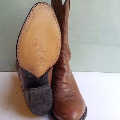 Western leather half soles and heels.