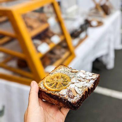 Croissant french toast from Saltwater Bakery