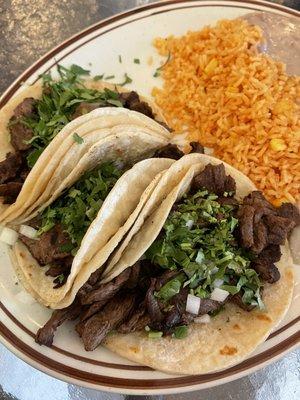 Steak tacos