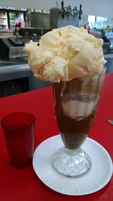 Perfect ice cream soda!