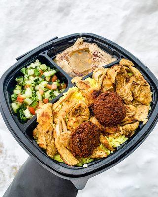 Chicken Shawarma with Rice Plate