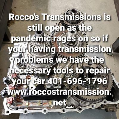 Rocco's Transmissions 401-696-1796 www.roccostransmission.net