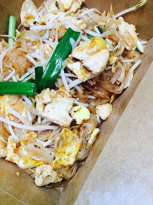 Pad Thai with your choice of protein.  Vegan welcome.