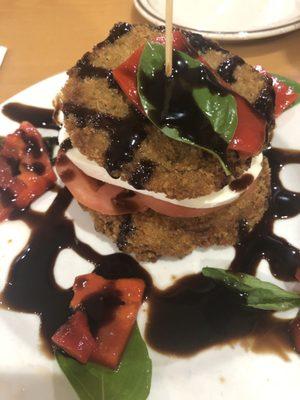 Eggplant Caprese Stack