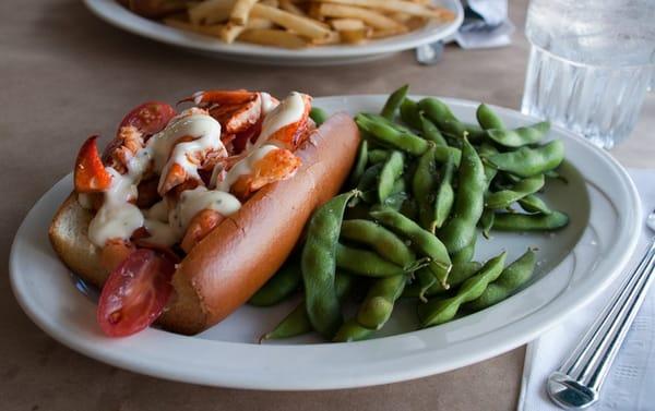 Lobster Roll with Edamame