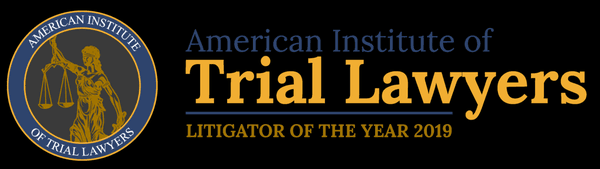 Attorney Rocky Elkaddoum was recognized by the American Institute of Trial Lawyers as 2019 "Litigator of the Year" in Family Law.