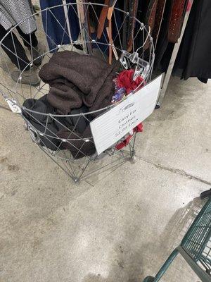 Damaged clothes for the low price of $2