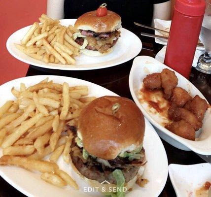 Firehouse, and mushroom burgers.