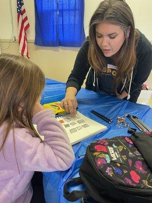 Paint Away teaches an art education class to homeschoolers ages 5-12 Wednesdays from 1:45-3:30 at the Redwood Grange.