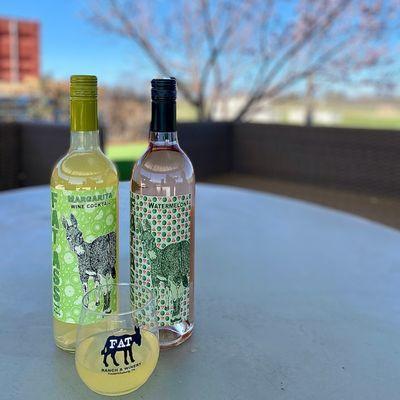 Fat Ass Ranch Winery & Brewery painted Texas town green with our green wines. 'green' wines - Watermelon and Margarita - 17% discounted.