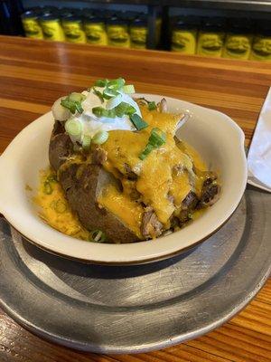 Pulled Pork BBQ Stuffed Potato