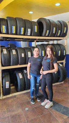 We are happy to assist you in finding the right tires for your vehicle.