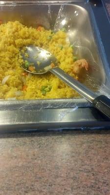 Shrimp in the rice