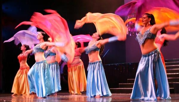 Malia and Belly Dancers In Paradise