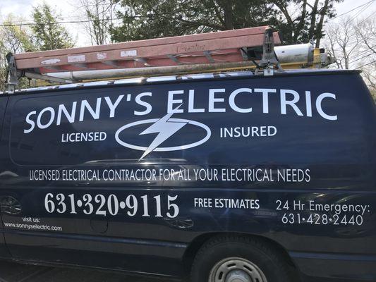 Sonny's Electrical Contracting service truck