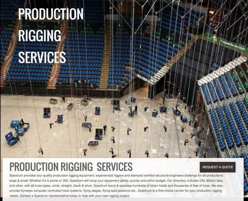 Spectrum Production Services
 Production Rigging Services