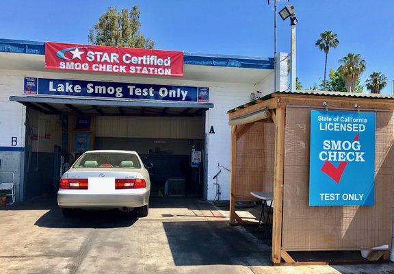 Lake Smog Test Only 765 E. Washington Blvd. Pasadena CA 91104