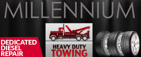 Mobile Diesel Repairs, Heavy Duty Towing & Recovery, & Commercial Tire Repairs provided by Millennium Transport and Mechanics, Inc.