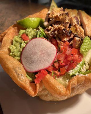 Chicken Tostada Salad