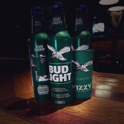 Aluminum bottle Eagles Bud Light