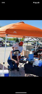 Add chair massage to your next company appreciation event!