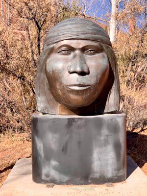 Warm Springs Apache Man by Allan Houser