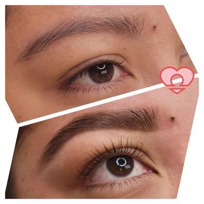 Brow Shaping and Lash Lift Service by Dita.