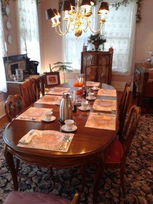 Dining room. Allison house.