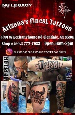 Come Make Your Appointment With 
Arizona's Finest...
OG Pelon Rodriguez
Now Booking Appointments & Taking Walk-ins