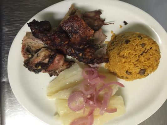 Every Saturday Lechon Asado ( roasted pig )