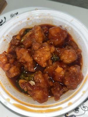 Orange chicken.