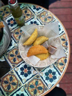 Empanadas while we waited