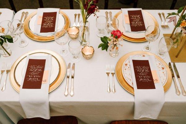 Premier Table Linens are a part of all of my events.  The quality and service are above the rest.