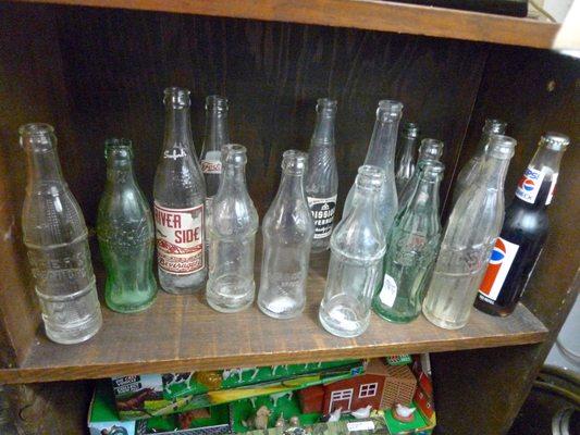 Old bottles.