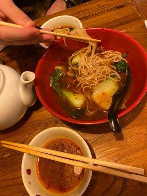 Beef brisket noodles