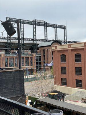 view of the stadium