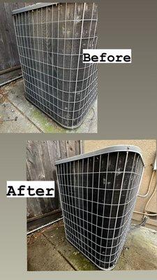 AC tune up squeaky clean condenser