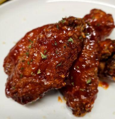 Sweet and spicy wings